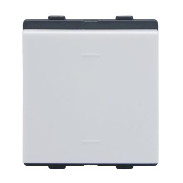 Lauritz Knudsen Englaze Switch, 10AX | 2-Way | 2 Module | Mega Switch | ISI Certified (Snow White)