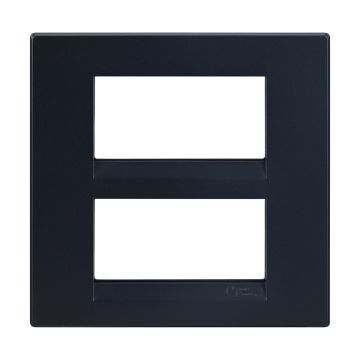 Lauritz Knudsen Englaze 8 M Plate Square Sparkle Black