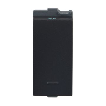 Lauritz Knudsen Englaze Switch 16A 1 -Way Sparkle Black