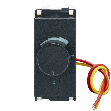 Lauritz Knudsen enGem Dimmer 400 W | 1 Module| Energyâ€‘efficient dimming | Stone Grey Color