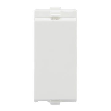 Lauritz Knudsen enGem Switch, 16AX | 1-Way | 1 Module| ISI Certified | Reliable & smooth switching operation | White Color