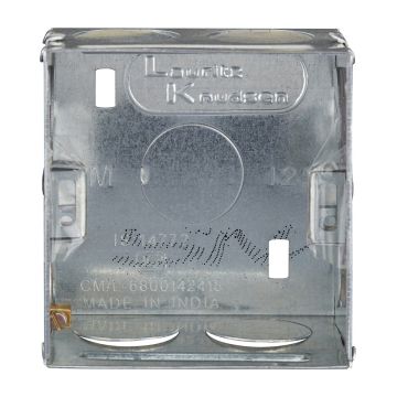 Lauritz Knudsen enGem GI Metal Box | 1 & 2 Module | Suitable for englaze, entice, enCurve & enGem ranges | Safe housing for switches & wiring