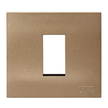 Lauritz Knudsen Encurve 1 M Plate Antique Bronze