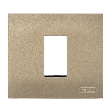 Lauritz Knudsen Encurve 1 M Plate Vintage Gold