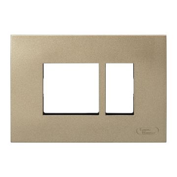 Lauritz Knudsen Encurve 3 M Plate Vintage Gold