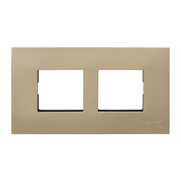 Lauritz Knudsen Encurve 4 M Plate Vintage Gold