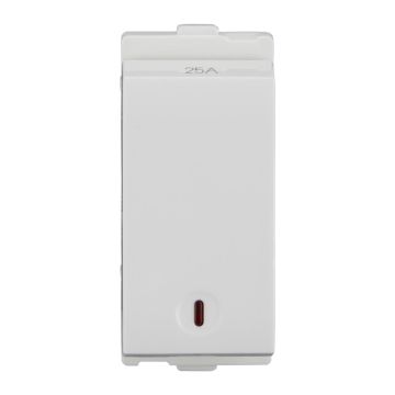 Lauritz Knudsen Encurve Switch 25A 1 -Way With Indicator, 1 Module