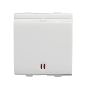 Lauritz Knudsen Encurve Switch 32A Dp With Indicator Lamp, 2 Module