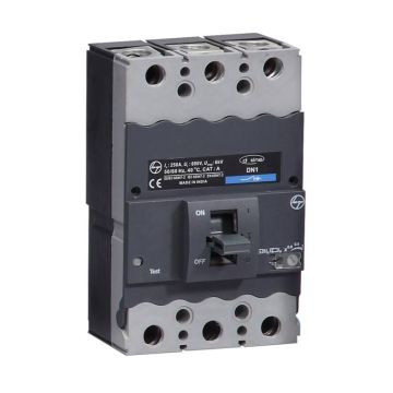 DN1C MCCB 125 3P 415V AC 25kA Thermal Magnetic 50/60 Hz