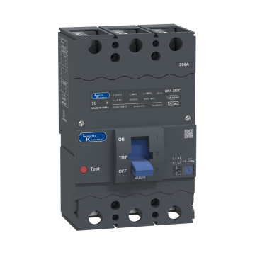 Lauritz Knudsen DN1C, MCCB, 3 Pole, 415V AC, 25kA Breaking Capacity, 200A | Thermal-Magnetic Release | IP40 Protection 