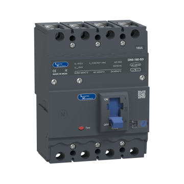 Lauritz Knudsen DN0SD, MCCB, 4 Pole, 415V AC, 125A | Switch Disconnector | IP40 Protection | MCCBs without protection release 