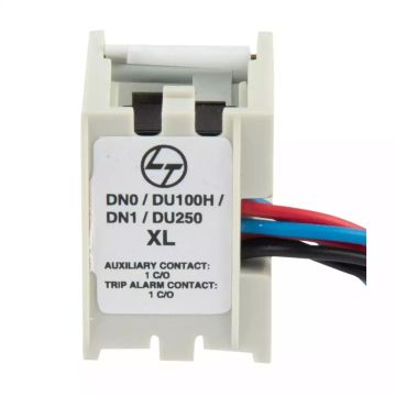 DU100D/DU125D/DU100H/DU125H/DU250/DU250C/DN0/DN1 MCCB Accessory Auxiliary+Trip Alram Contact (1C/O+1C/O Right)