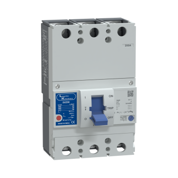 Lauritz Knudsen DU250 MCCB 200A 3P 415V AC 36kA Thermal Magnetic 50/60 Hz