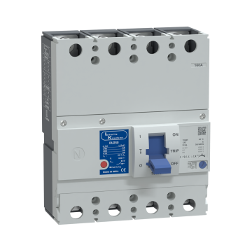 Lauritz Knudsen DU250 MCCB 160A 4P 415V AC 36kA Thermal Magnetic 50/60 Hz