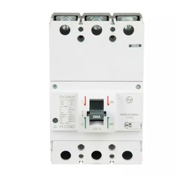 DY250U1 MCCB 250A 3P 415V AC 10kA Thermal Magnetic 50/60 Hz
