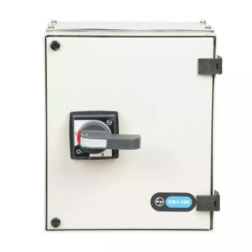 C-Line Manual Changeover Switch FR1 100A 4P 415V AC SS Enclosure Extended Handle