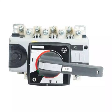 C-Line Manual Changeover Switch FR2 125A 4P 415V AC Open Execution Extended Handle