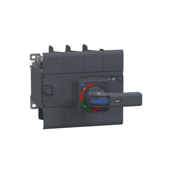 Lauritz Knudsen C-Line Manual Changeover Switch FR3 250A 4P 415V AC Open Execution Extended Handle