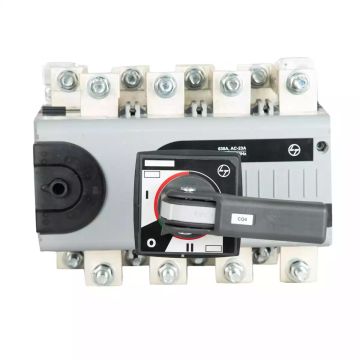 C-Line Manual Changeover Switch FR4 400A 4P 415V AC Open Execution Extended Handle