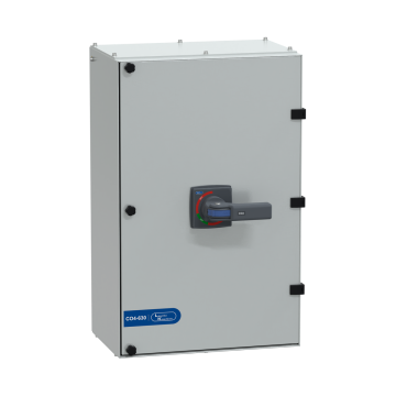 Lauritz Knudsen C-Line Manual Changeover Switch FR4 630A 4P 415V AC SS Enclosure Extended Handle