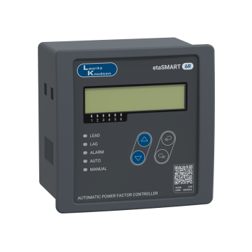 Lauritz Knudsen etaSMART APFC Relay 1 CT 6 Step for contactor switching