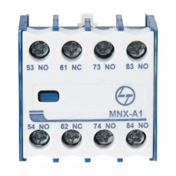MNX 9-80/MCX 01-23 Accessory - Add on auxiliary contact block Front Mounting 3NO+1NC