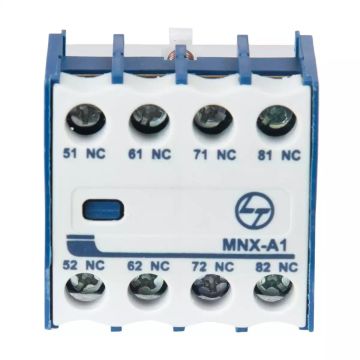 MNX 9-80/MCX 01-23 Accessory - Add on auxiliary contact block Front Mounting 4NC
