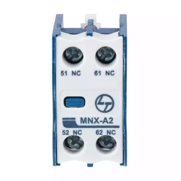 MNX 9-80/MCX 01-23 Accessory - Add on auxiliary contact block Front Mounting 2NC