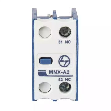 MNX 9-80/MCX 01-23 Accessory - Add on auxiliary contact block Front Mounting 1NC