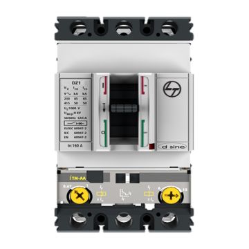 DZ1D MCCB 63 3P 415V AC 36kA Thermal Magnetic 50/60 Hz