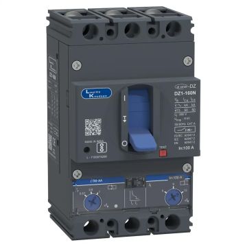 DZ1N MCCB 100 3P 415V AC 50kA Thermal Magnetic 50/60 Hz