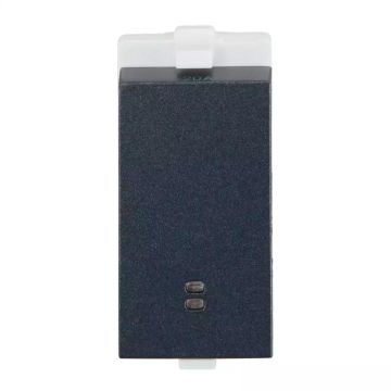 enGem Switch 20A 1-way with indicator 1M  Stone Grey 