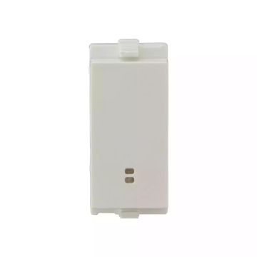 enGem Switch 1 Way 6A with indicator 1M White