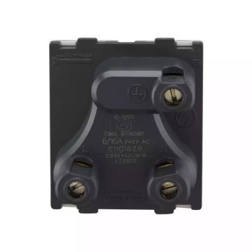entice socket  6A/16A combined  with ISI 2M White