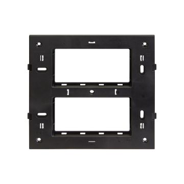entice 8 module grid frame + 8 Module Cover Square White