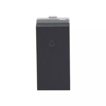 entice Bell Push 10A 1M - Cha Grey