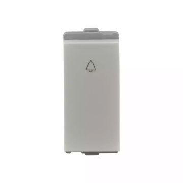 entice Bell Push 10A 1M White