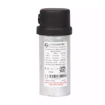 Power Factor Correction Capacitor-Agri Cyl Cap with Clamps-30 kVAr,440V