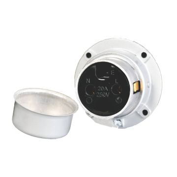 Socket 10A 2 Pin Metal 