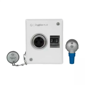 Tripbox PLUS DB Plug & Socket 32A 3 Pin 3 Mod Single Door Metal