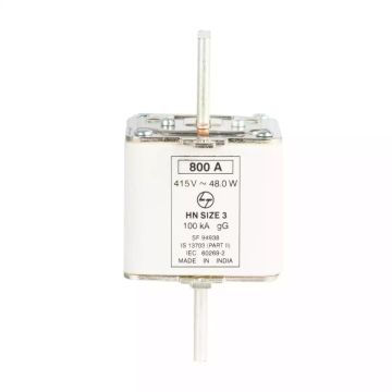 HN DIN HRC fuse 800A 415V AC Size III      