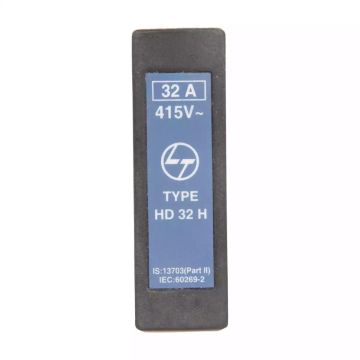 HD32H Bolted HRC fusebase 32A 415V AC Cable Size F1    