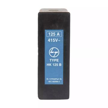HK125B Bolted HRC fusebase 125A 415V AC Busbar & Cable Size A4      