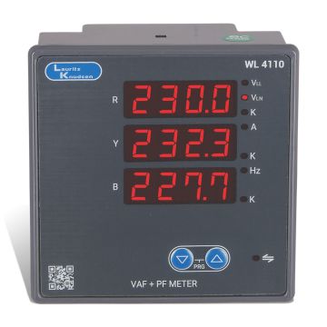 VAF + PF Digital Meter with RS485, Cl 1  