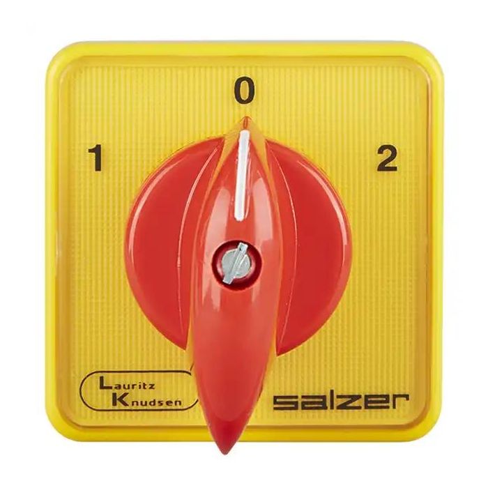 Lauritz Knudsen Changeover Switches, 6A | 4 Pole | 2 way with Center OFF | Rotary Switches | Power Source Selector Switch