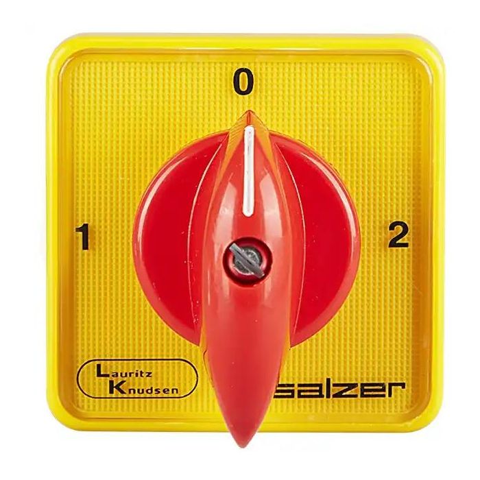 Lauritz Knudsen Changeover Switches, 16A | 1 Pole | 2 way with OFF | Rotary Switches | Power Source Selector Switch