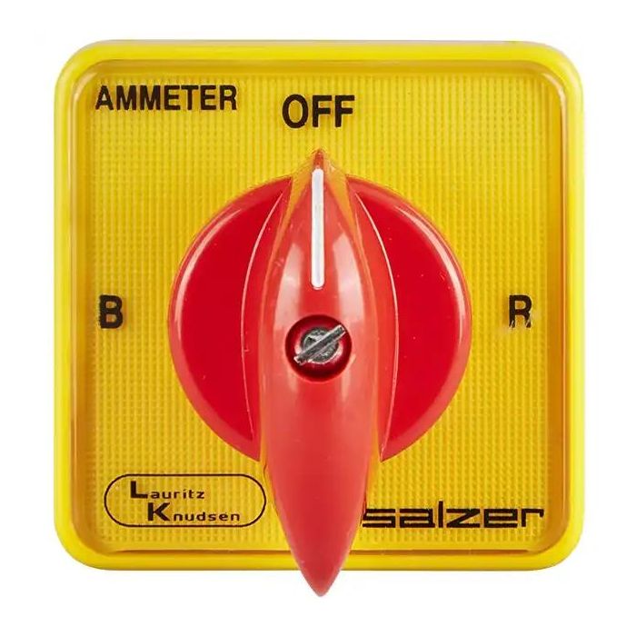 Lauritz Knudsen Ammeter Selector Switches, 6A | Line Currents with OFF with CT | High‑Reliability Ammeter Selector For Commercial Setups