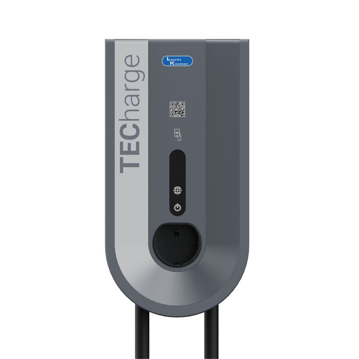 Lauritz Knudsen TECharger AC 22kW EV Charger | with Type-2 Connector | Public Charger