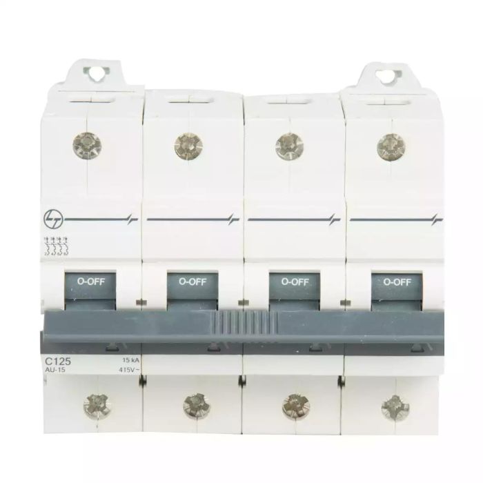 AU HR MCB 100A FP 415V AC 15kA D Curve main product photo
