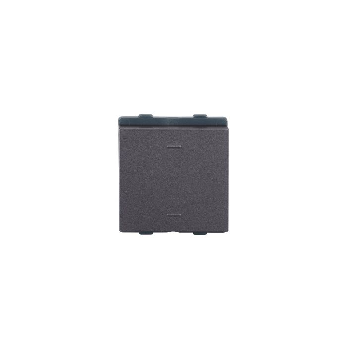 Lauritz Knudsen englaze Switch, 10AX | 2-Way | 2 Module | Mega Switch | ISI Certified (Mountain Grey)